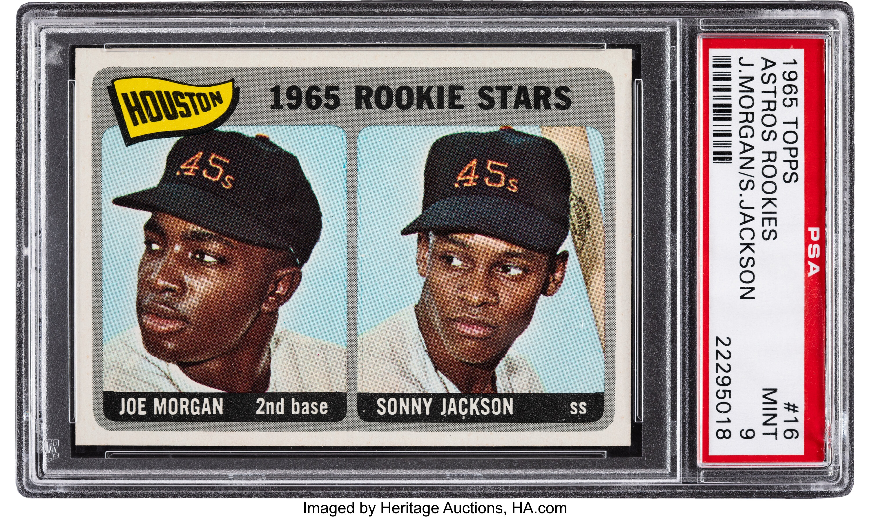 1965 Topps #16 Houston ROOKIE Stars Joe Morgan Sonny