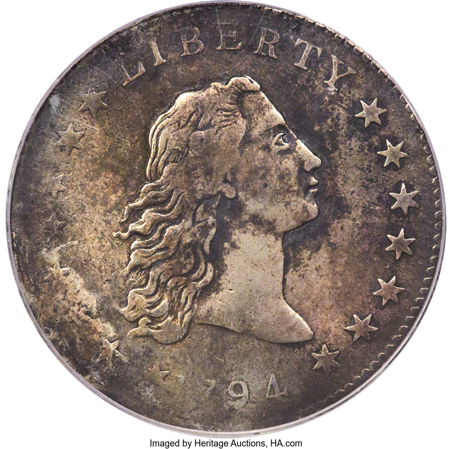 Flowing Hair Dollar (1794-1795) - Coins for sale on Collectors Corner