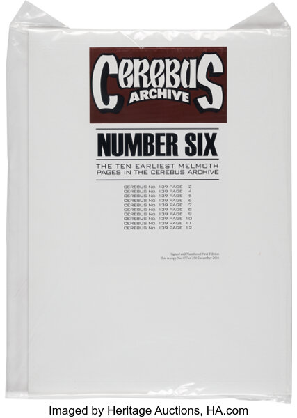 Memorabilia:Comic-Related, Dave Sim Cerebus Archive ...