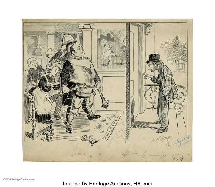 Louis M Glackens Editorial Illustration Original Art 1905 Lot Heritage Auctions