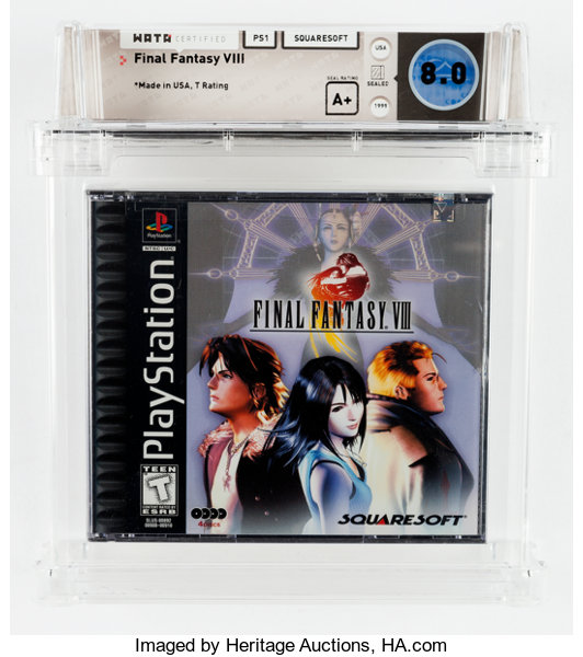 Final Fantasy VIII PS1 Black Label Complete