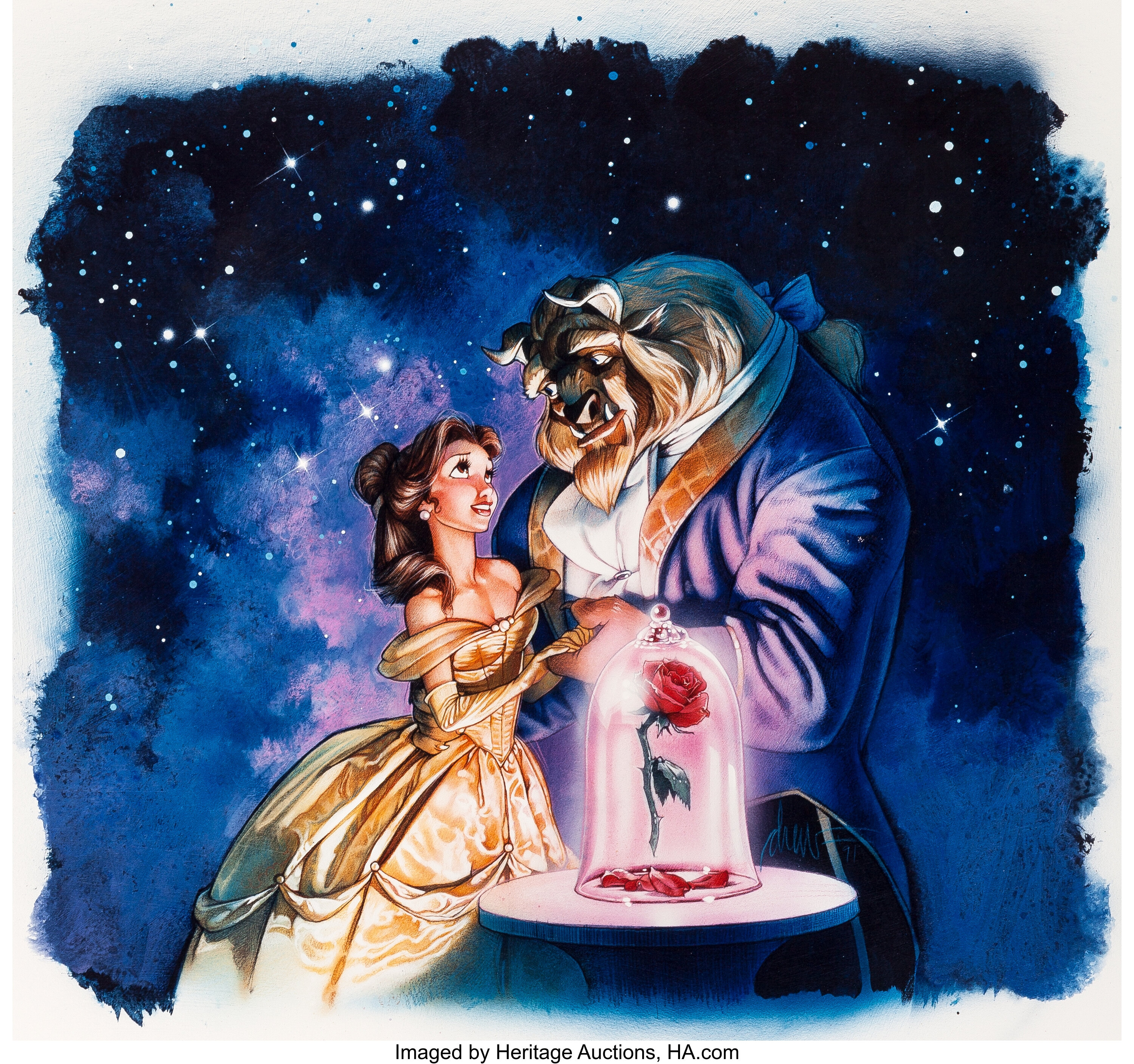 Beauty And The Beast Promotional Proof Poster Walt Disney 1991 Lot Heritage Auctions