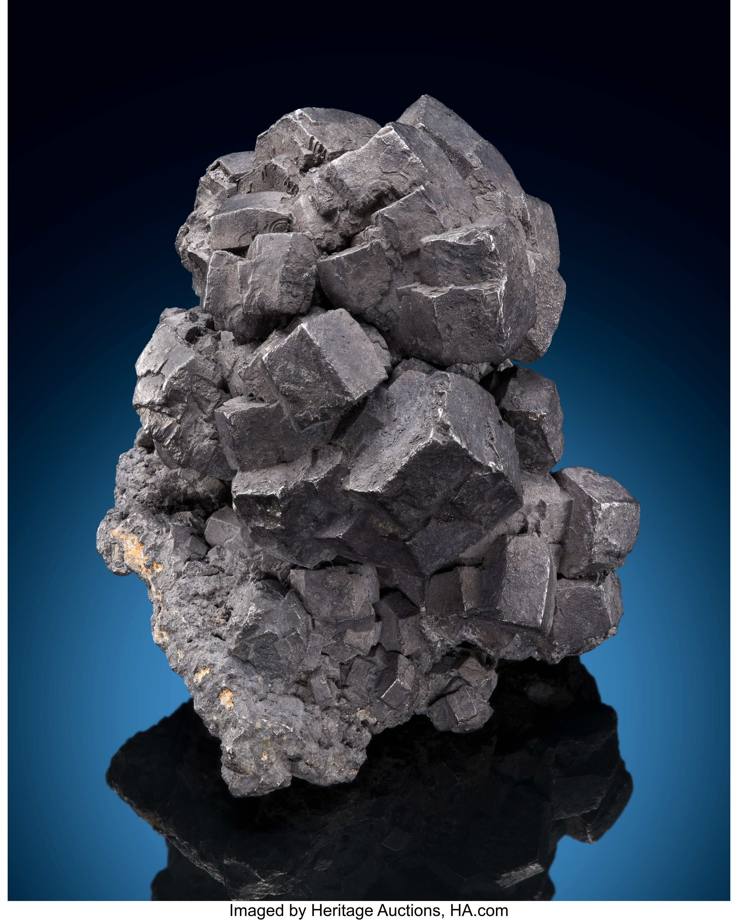 Galena Pseudomorph after Pyromorphite. Friedrichssegen Mine, | Lot ...