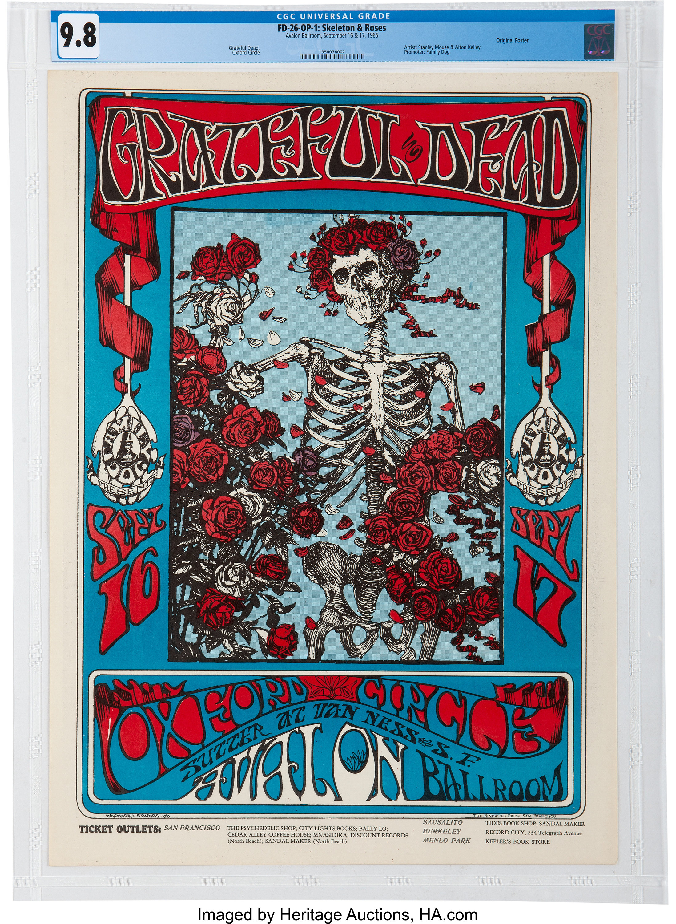 grateful dead skeleton poster