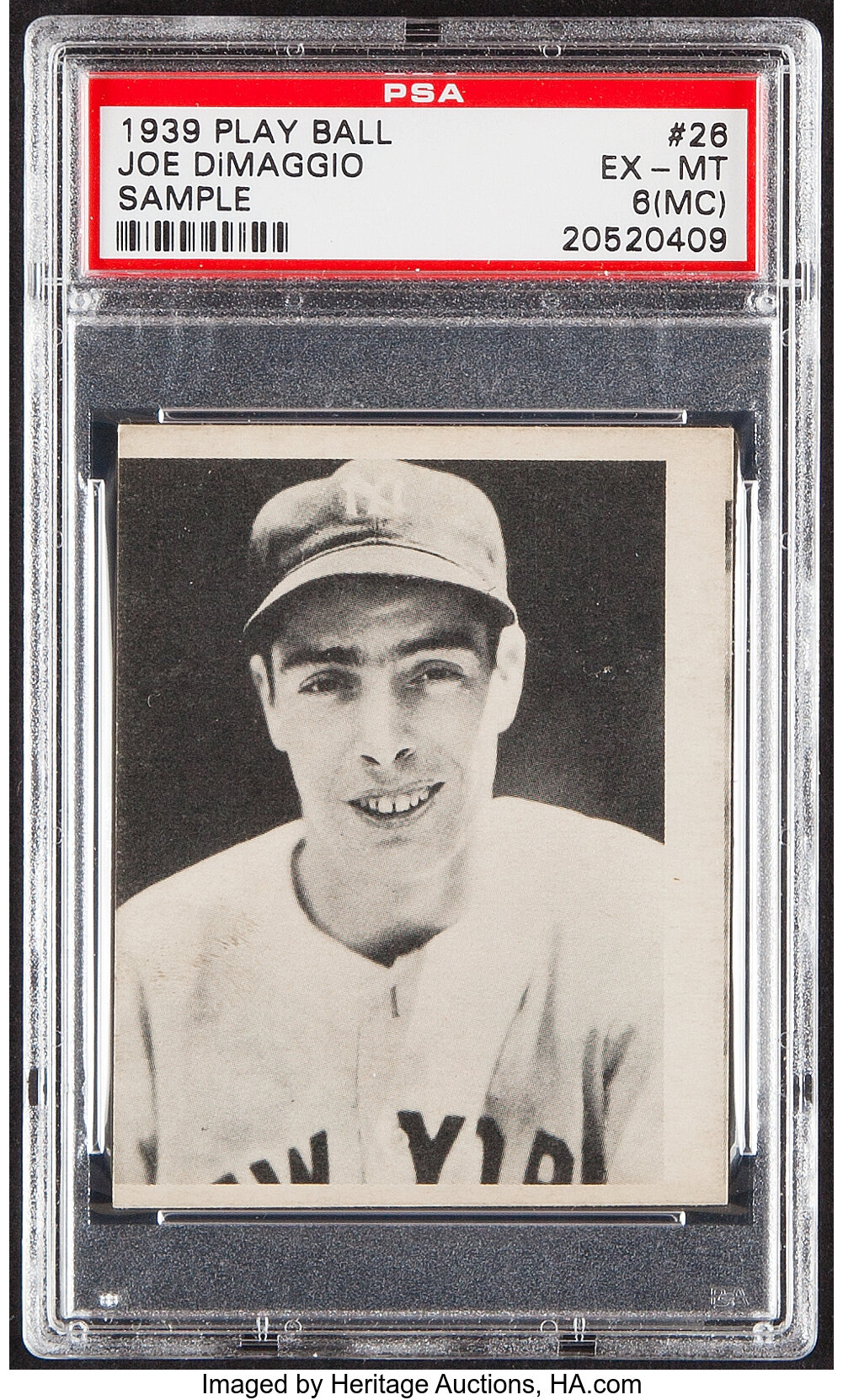 Lot Detail - 1939 Play Ball #26 Joe DiMaggio PSA 5 EX