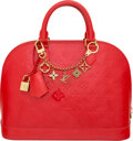 Louis Vuitton Rouge Grenadine Monogram Vernis Alma PM Bag