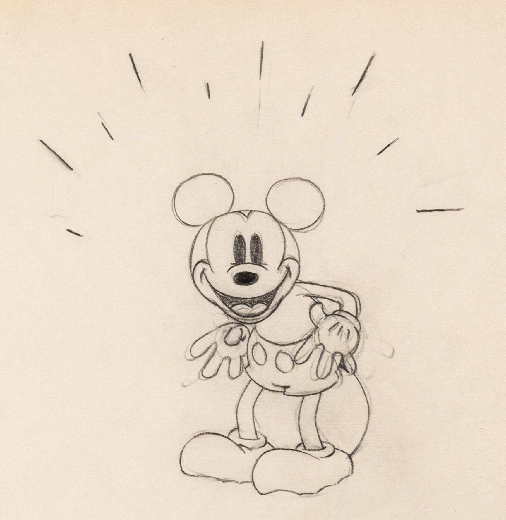 walt disney sketches of mickey mouse