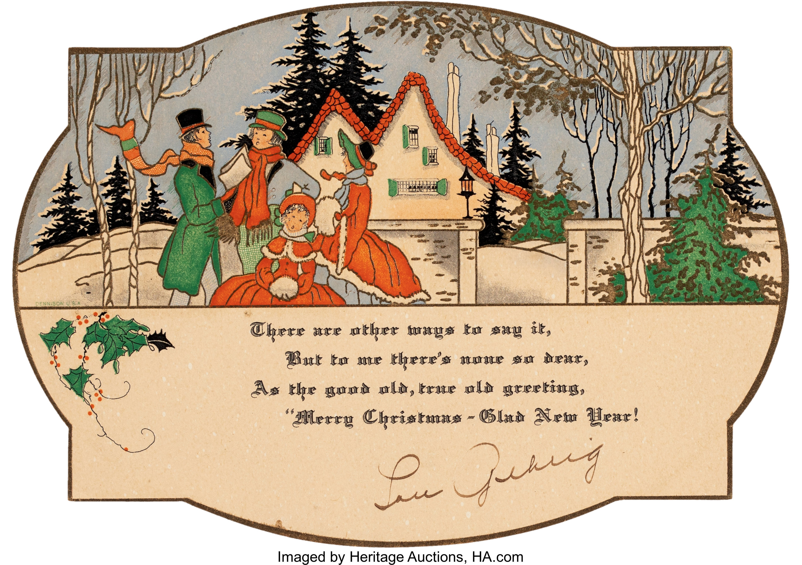 1930s Christmas Cards - Printable Cards