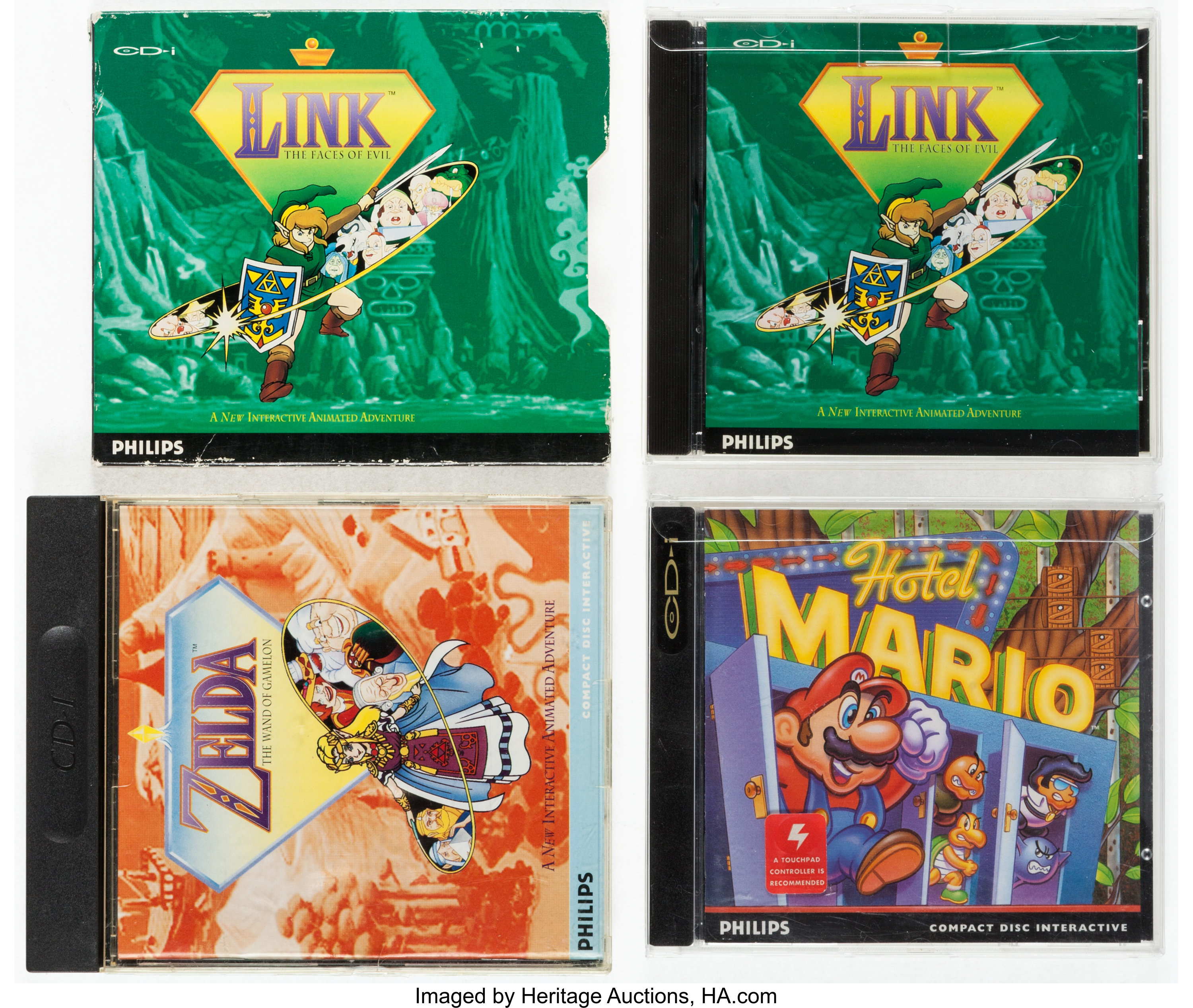 Nintendo Licensed Zelda And Mario Philips Cd I Games Video Game Lot Heritage Auctions