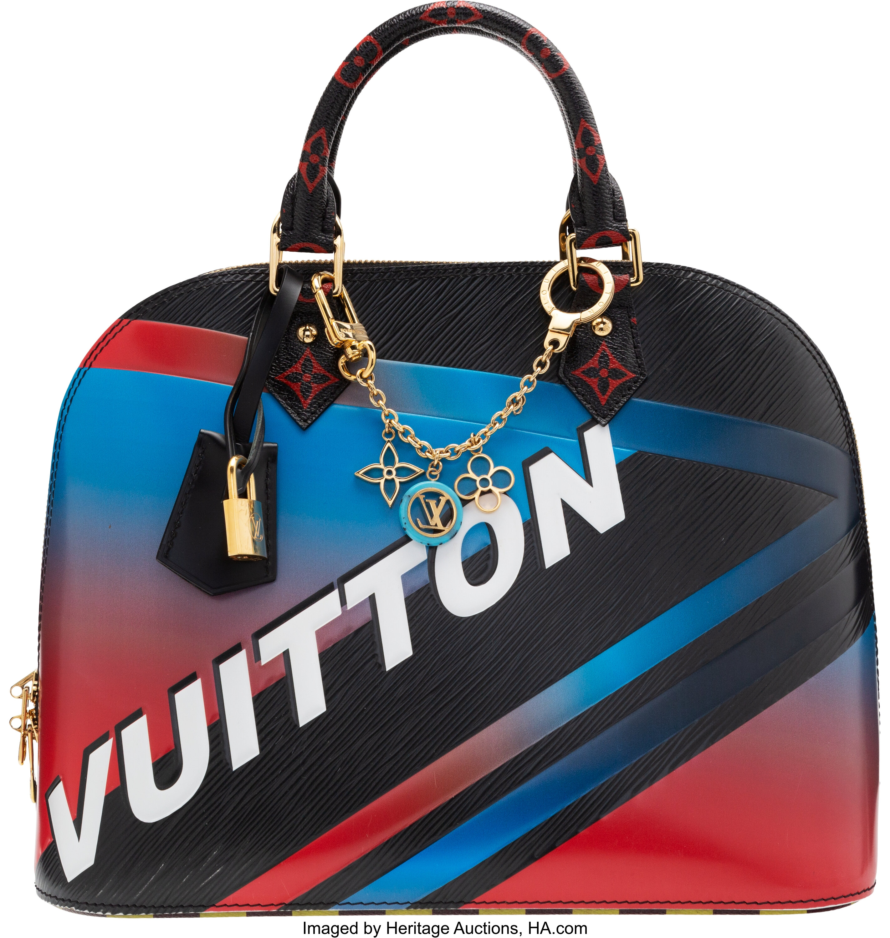 Louis Vuitton Alma Handbag Limited Edition Race Epi Leather PM