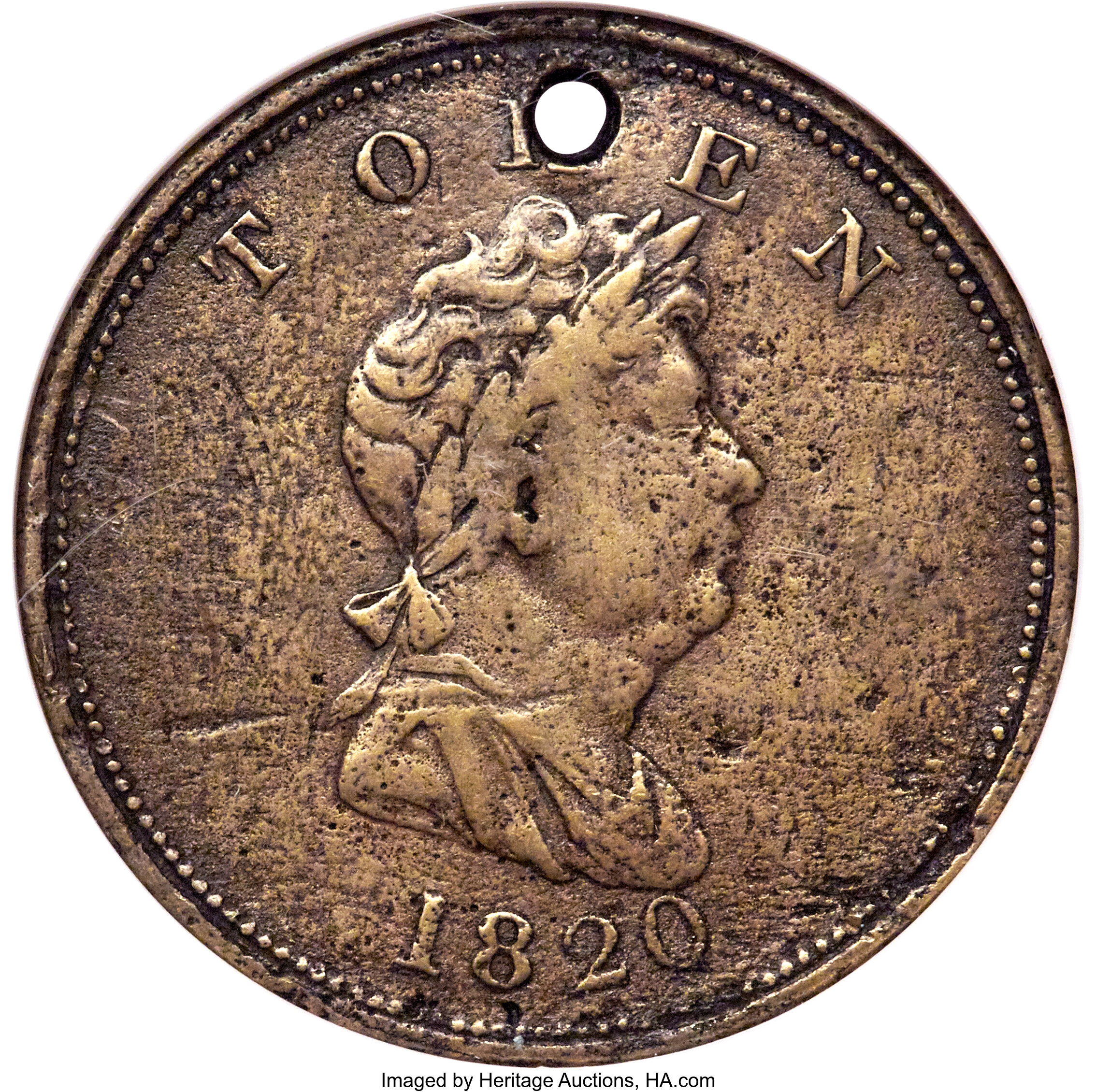 NGC Certifies Finest Known 1820 North West Company Token