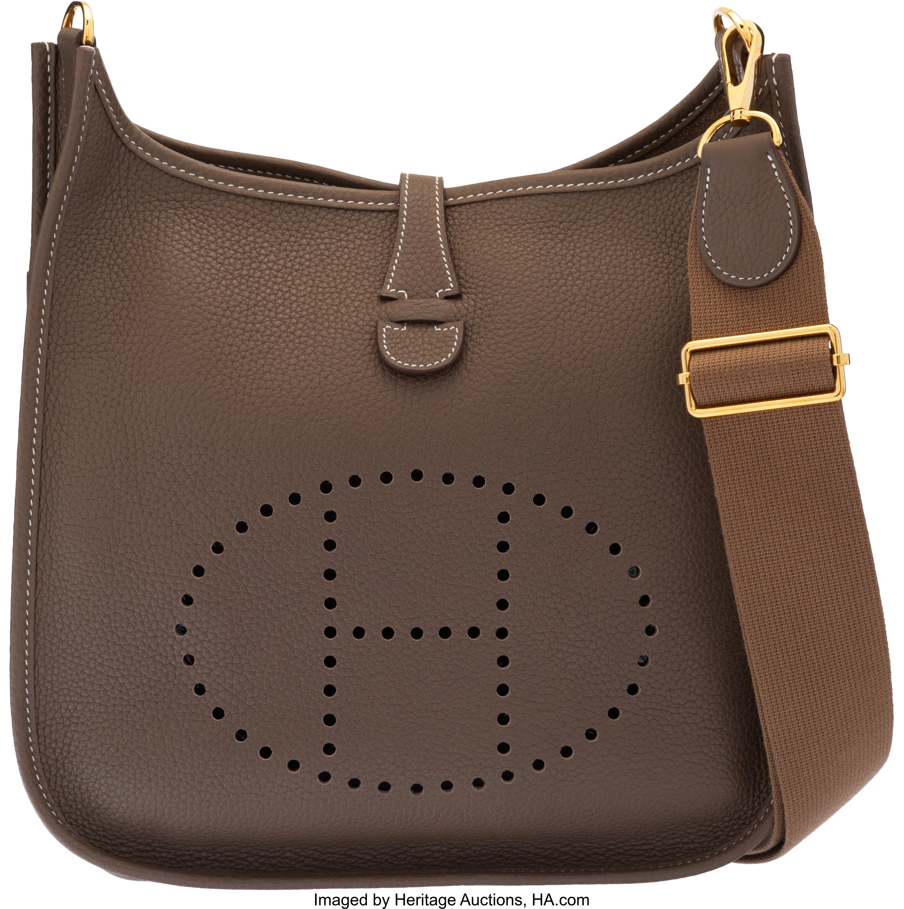 Hermes Cuivre Togo Leather Evelyne III PM Bag Hermes | The Luxury Closet
