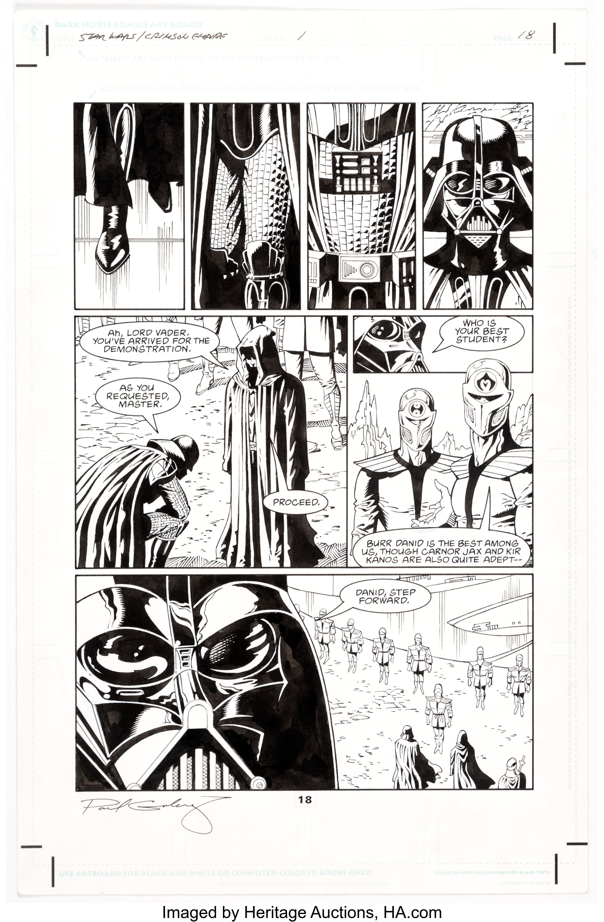 Paul Gulacy And P Craig Russell Star Wars Crimson Empire 1 Story Lot 15069 Heritage Auctions