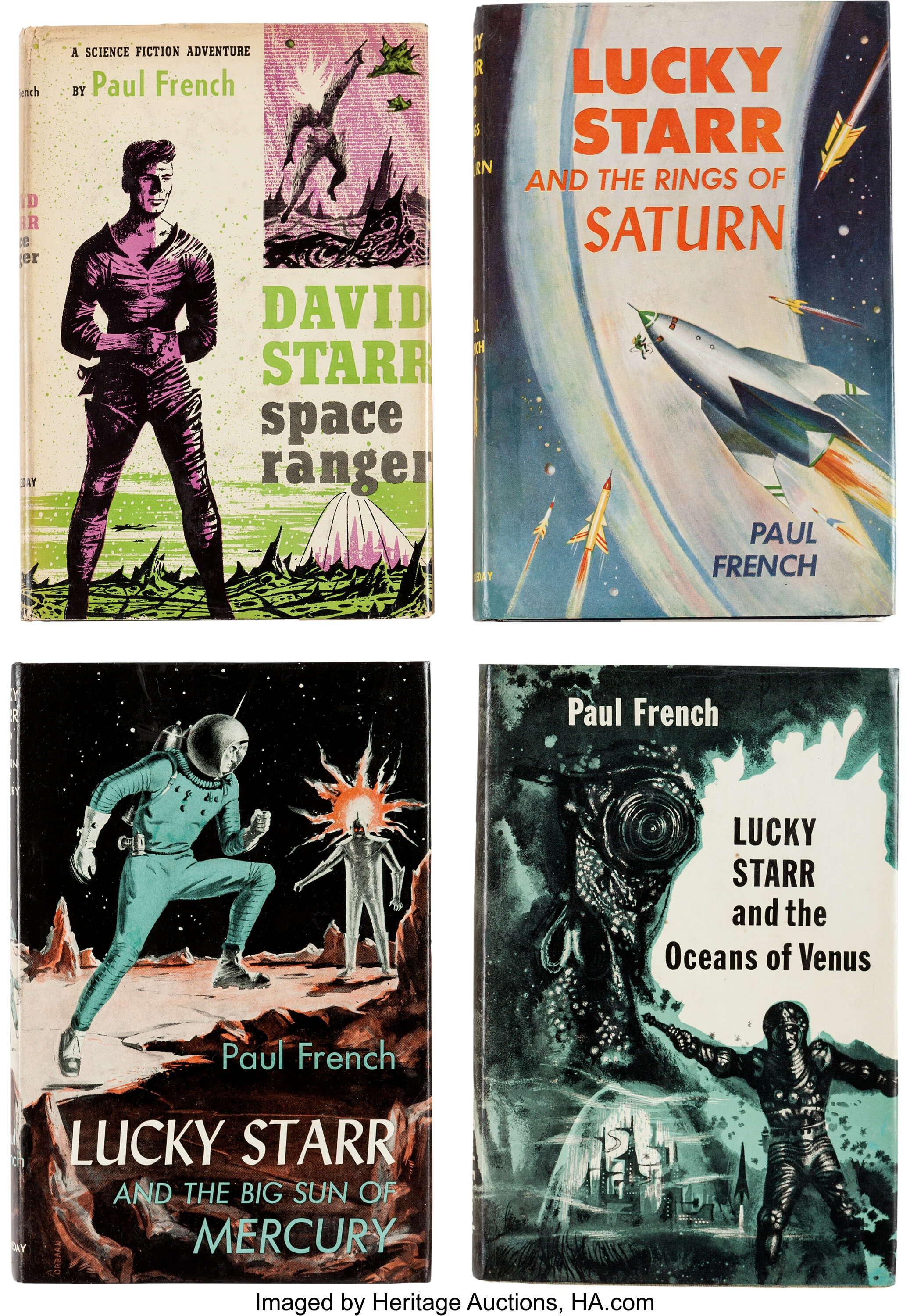 Paul French (Isaac Asimov) Space Ranger First Editions Group of 4 | Lot  #10331 | Heritage Auctions