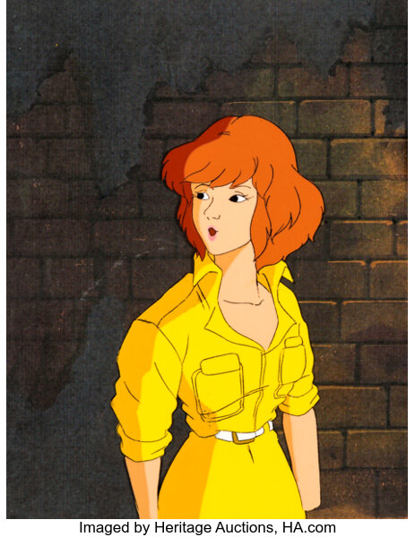 Teenage Mutant Ninja Turtles April O'Neil Production Cel