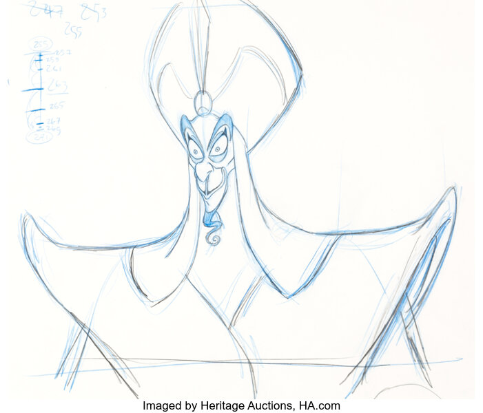 disney aladdin sketches