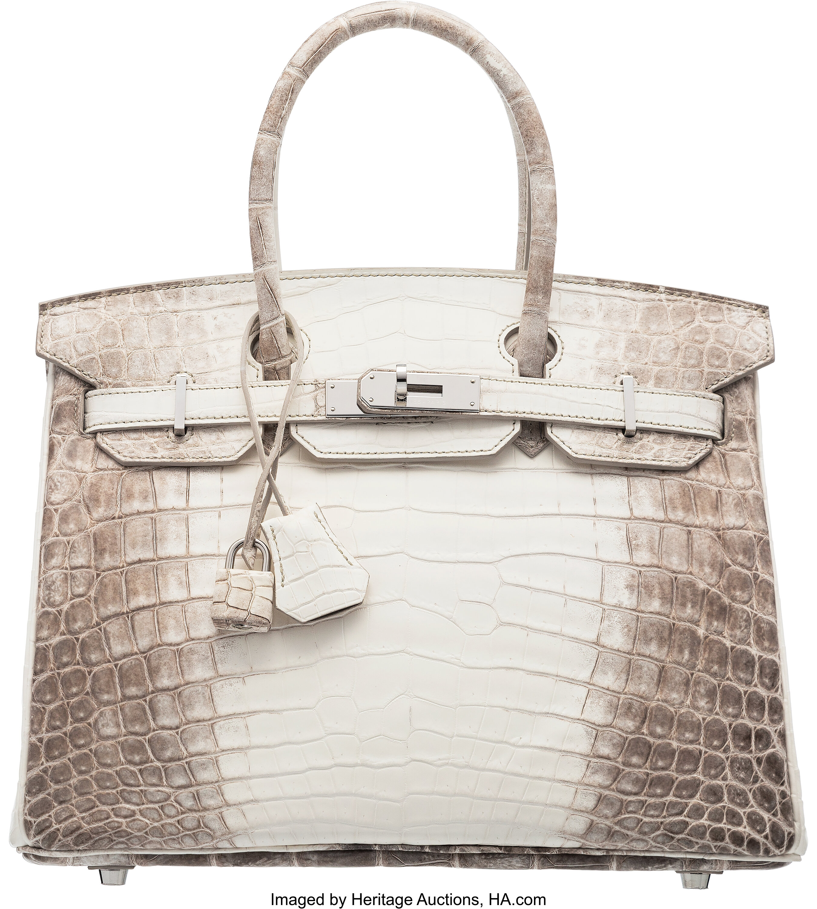 Hermes Birkin 30cm Niloticus Crocodile Himalaya