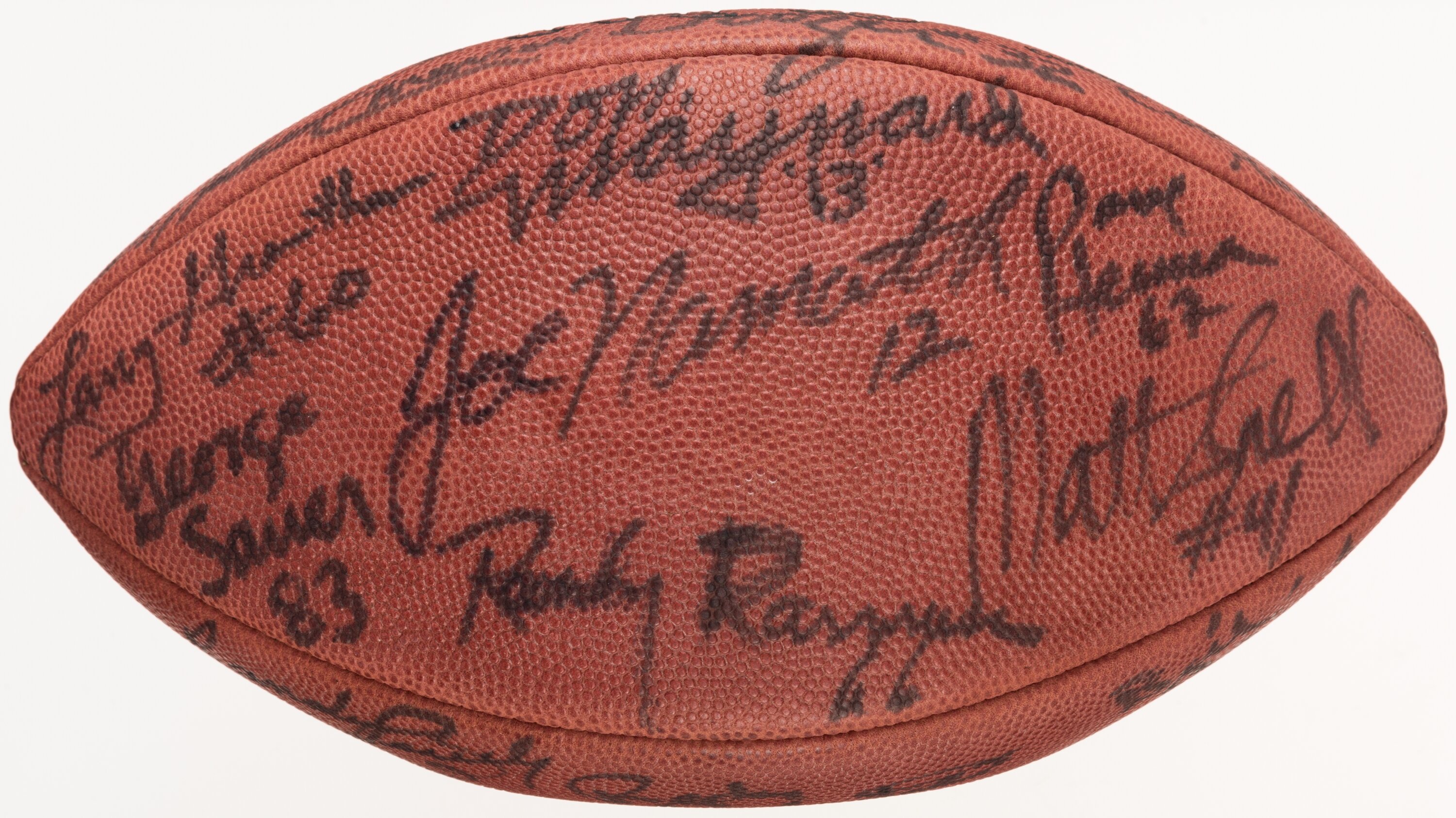 Vintage 1968 New York Jets Super Bowl Champs Team Signed Football