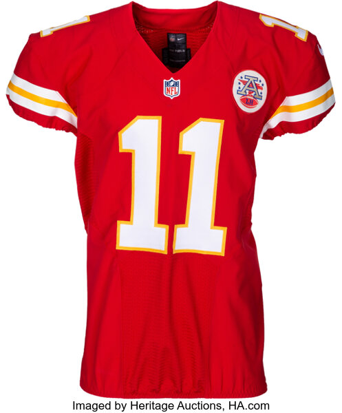 2015 Alex Smith Game Worn & Signed Kansas City Chiefs Jersey