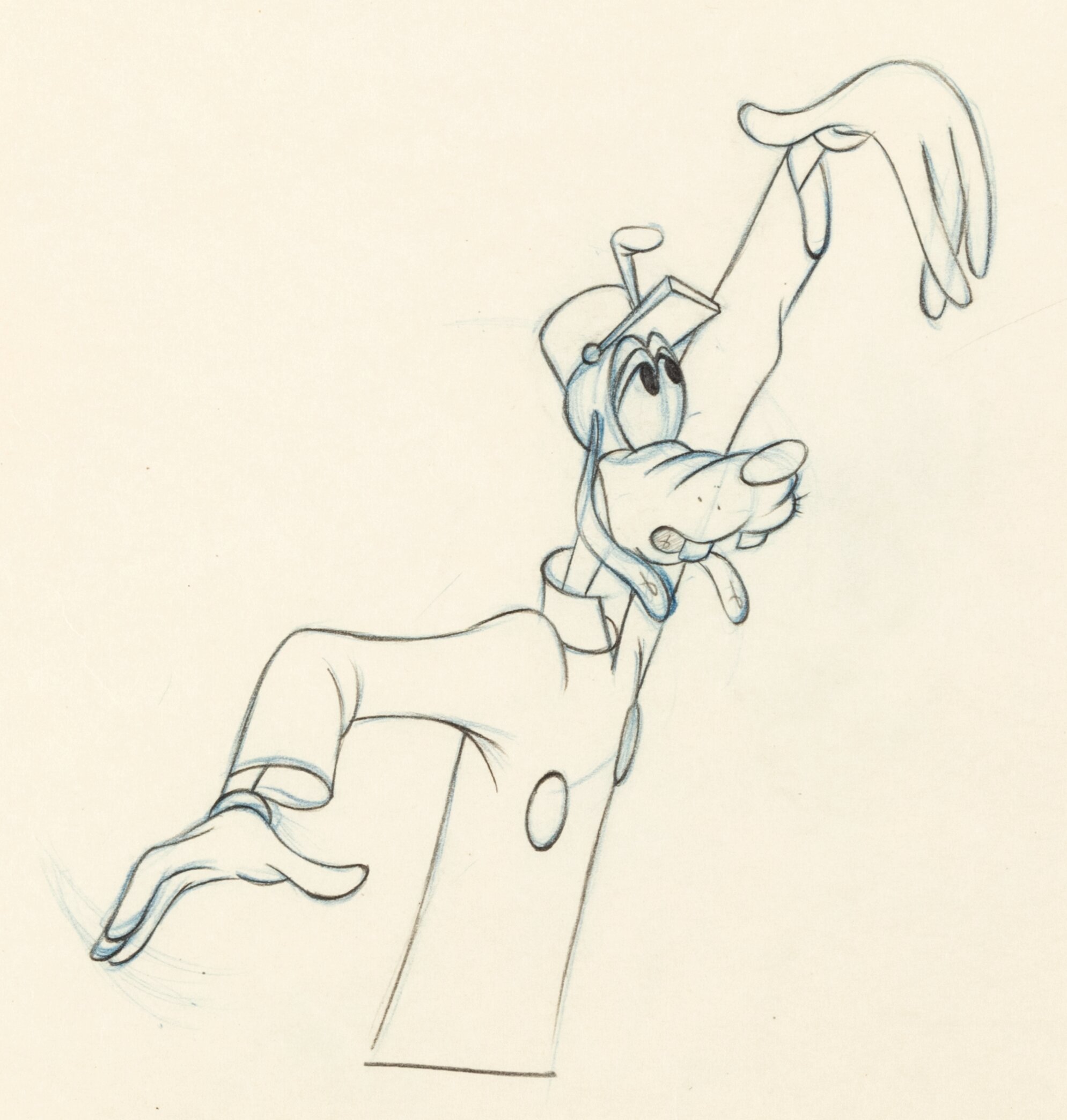 The Big Wash Goofy Animation Drawing (walt Disney, 1948).  