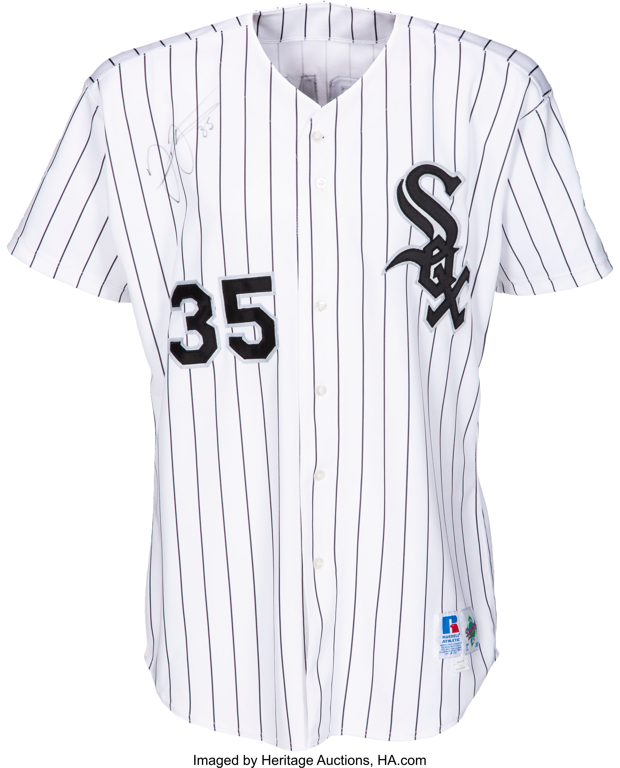 Sold at Auction: FRANK THOMAS SIGNED WHITE SOX JERSEY