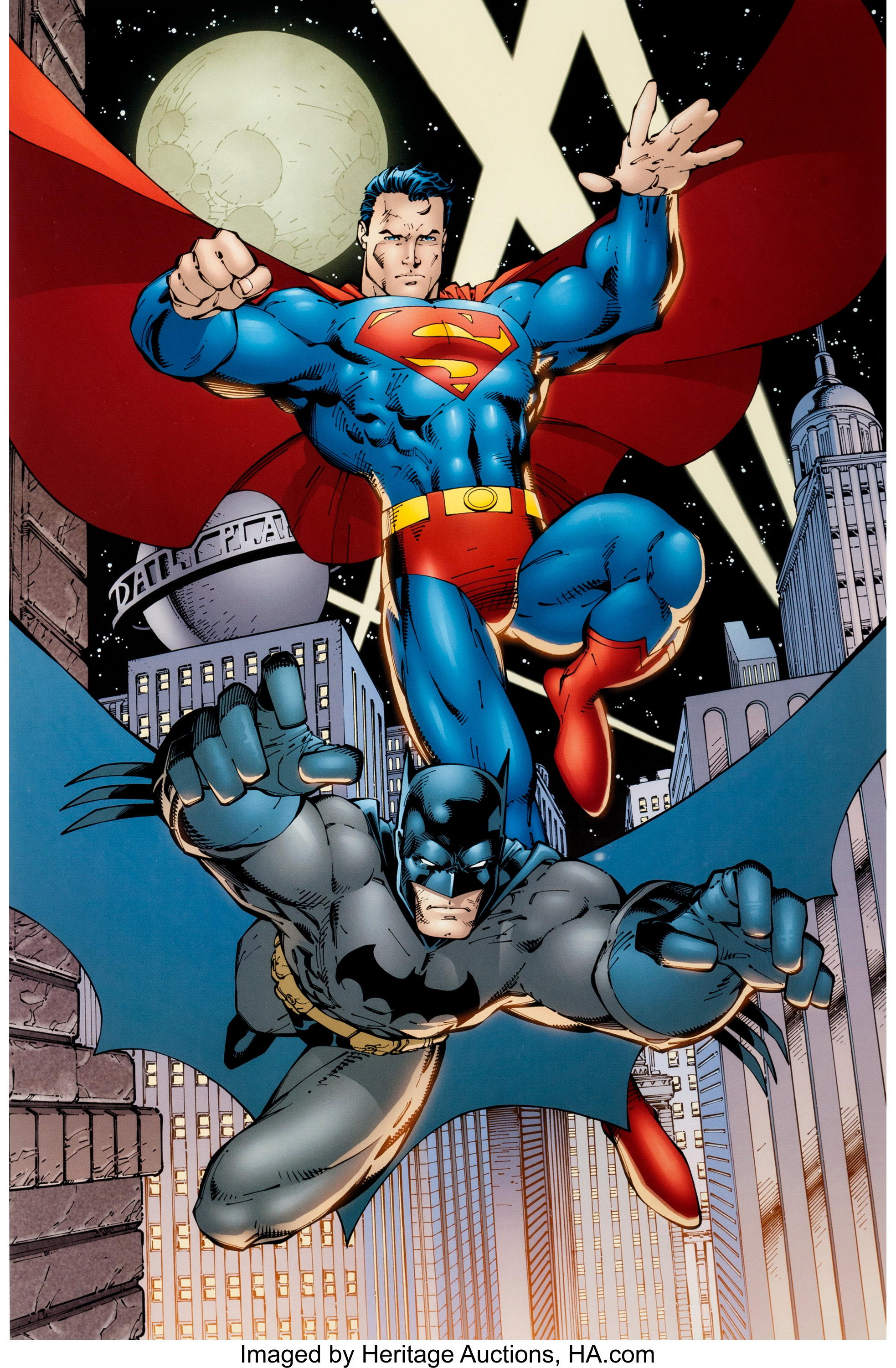 Jim Lee - Superman and Batman The World's Finest Heroes Signed | Lot #12105  | Heritage Auctions