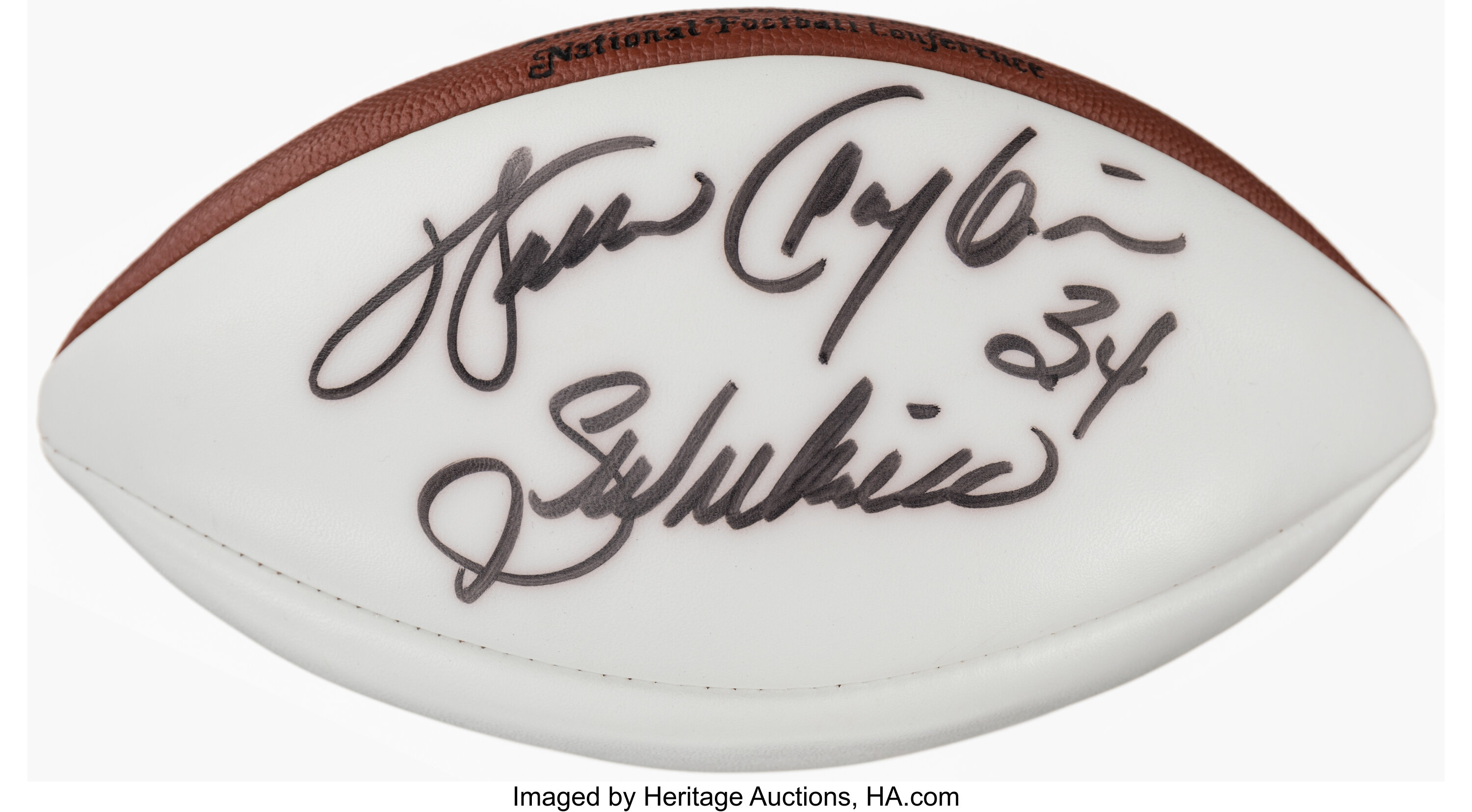 Sold At Auction: A Walter Payton Signed Autograph Chicago