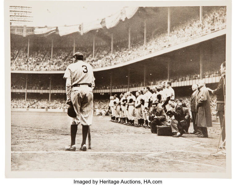 Baseball In Pics on X: Babe Ruth announces his retirement, June 2, 1935. # BabeRuth  / X