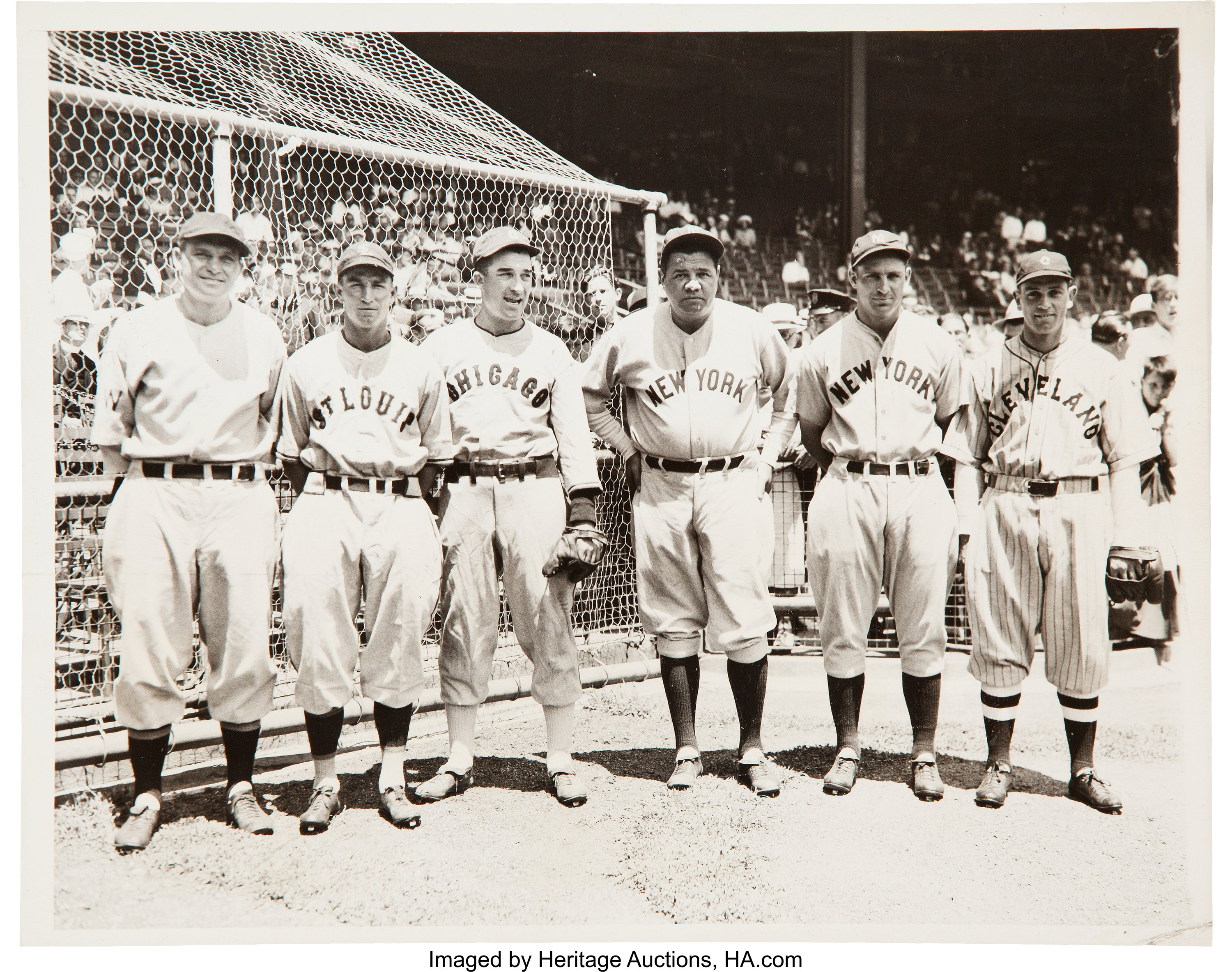 Babe Ruth with other Braves stars, File name: 08_06_010680 …