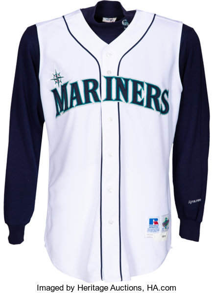 One of my favorite Griffey jerseys in my PC. 1998 AS game jersey purchased  in 98. : r/Mariners