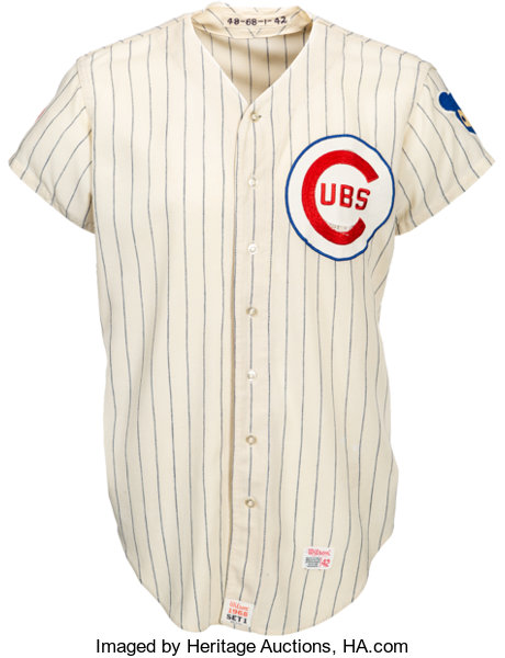 1968 Joe Niekro Game Worn Chicago Cubs Jersey. Baseball