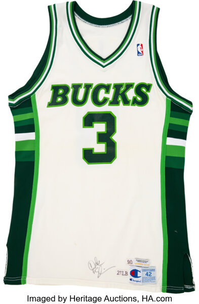 Milwaukee Bucks Signed Jerseys, Collectible Bucks Jerseys