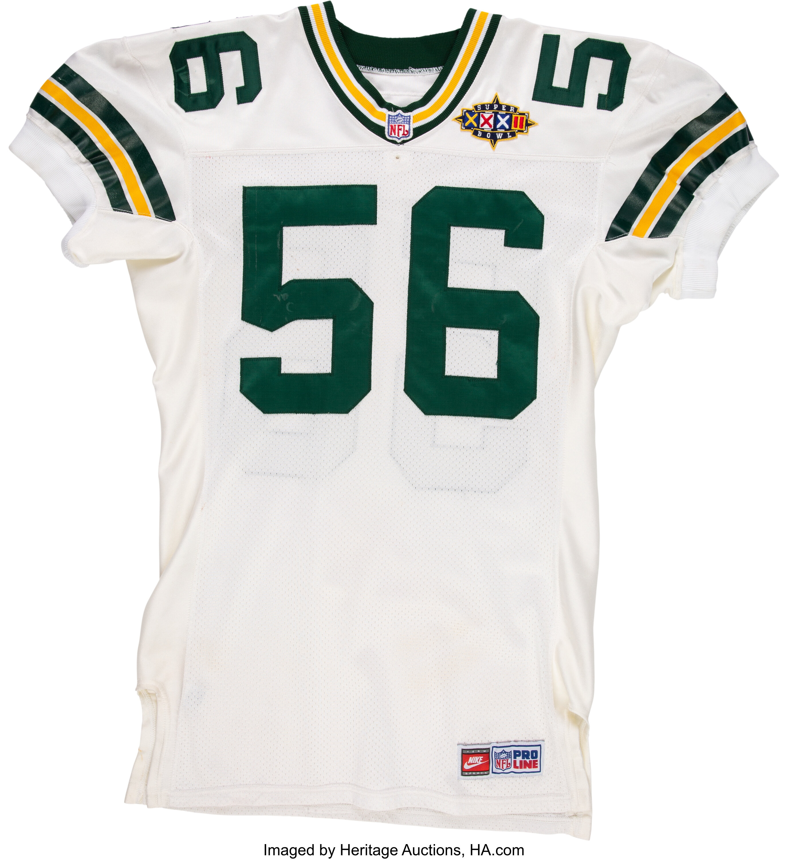 1997 Lamont Hollinquest Game-Worn Packers Super Bowl XXXII