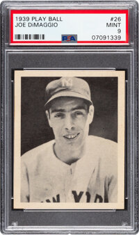 Lot Detail - 1961 Golden Press #9 Joe DiMaggio PSA MINT 9