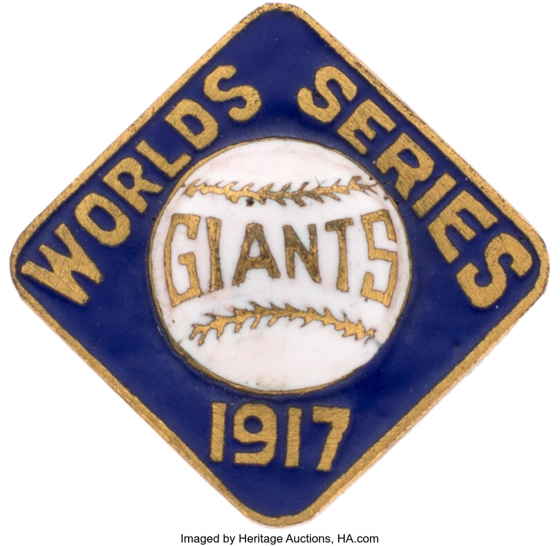 1917 World Series Commemorative Pin - White Sox vs. Giants