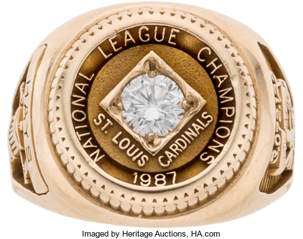 Sold at Auction: 1987 ST. LOUIS CARDINALS NATIONAL LEAGUE