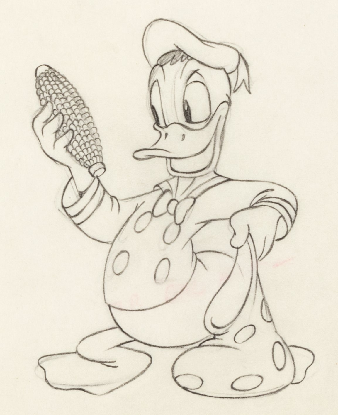 pencil drawings of donald duck