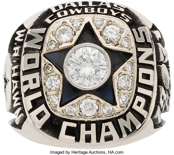 1971 Dallas Cowboys Super Bowl VI Championship Ring Presented to, Lot  #53130