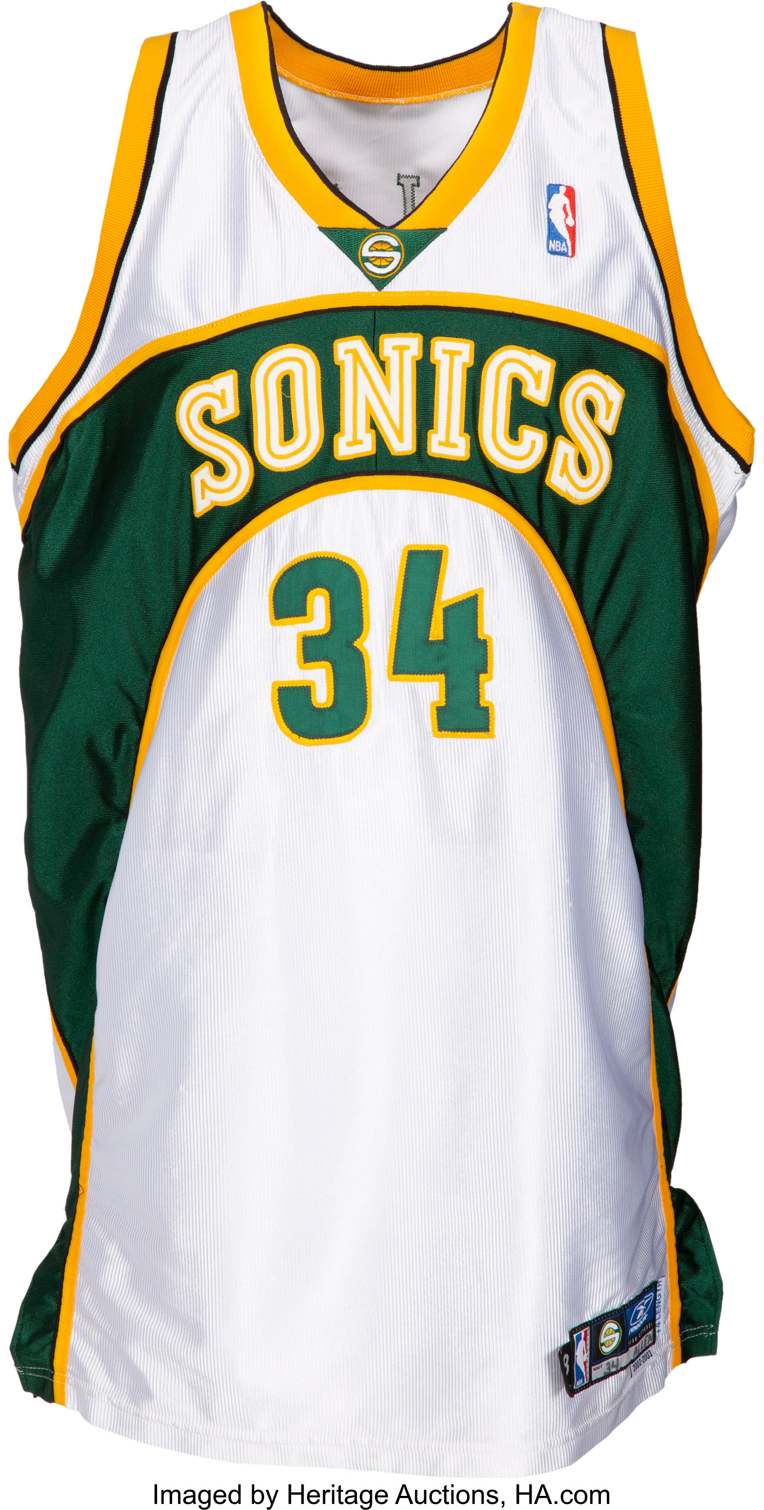 Ray Allen Signed Authentic Reebok Seattle Supersonics Sonics NBA Jersey JSA  COA