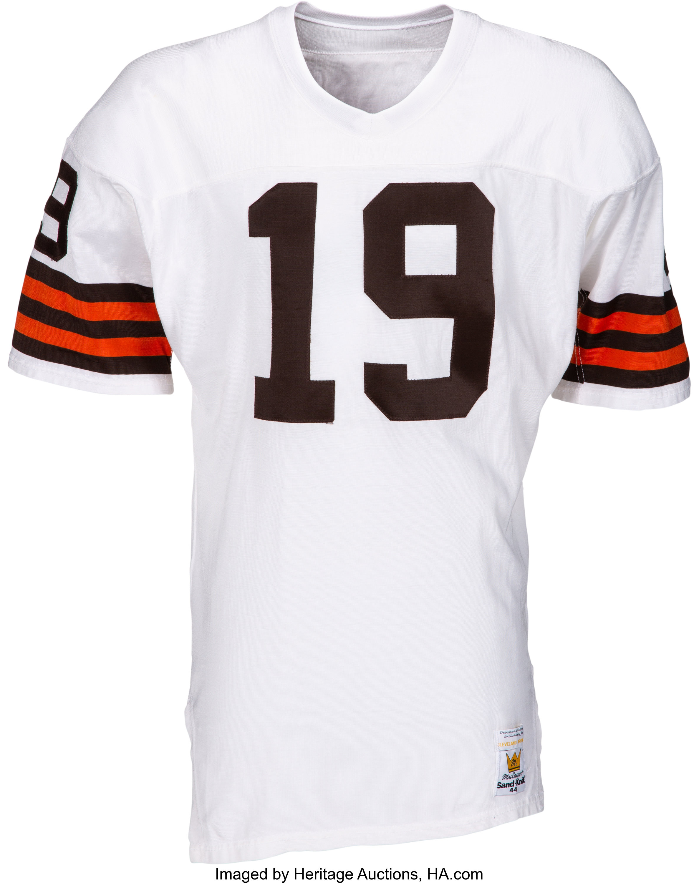 Vintage Bernie Kosar #19 Cleveland Browns Throwback Stitched Jersey