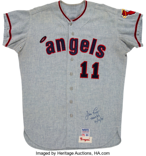 1971 Jim Fregosi Game Worn & Signed California Angels Jersey