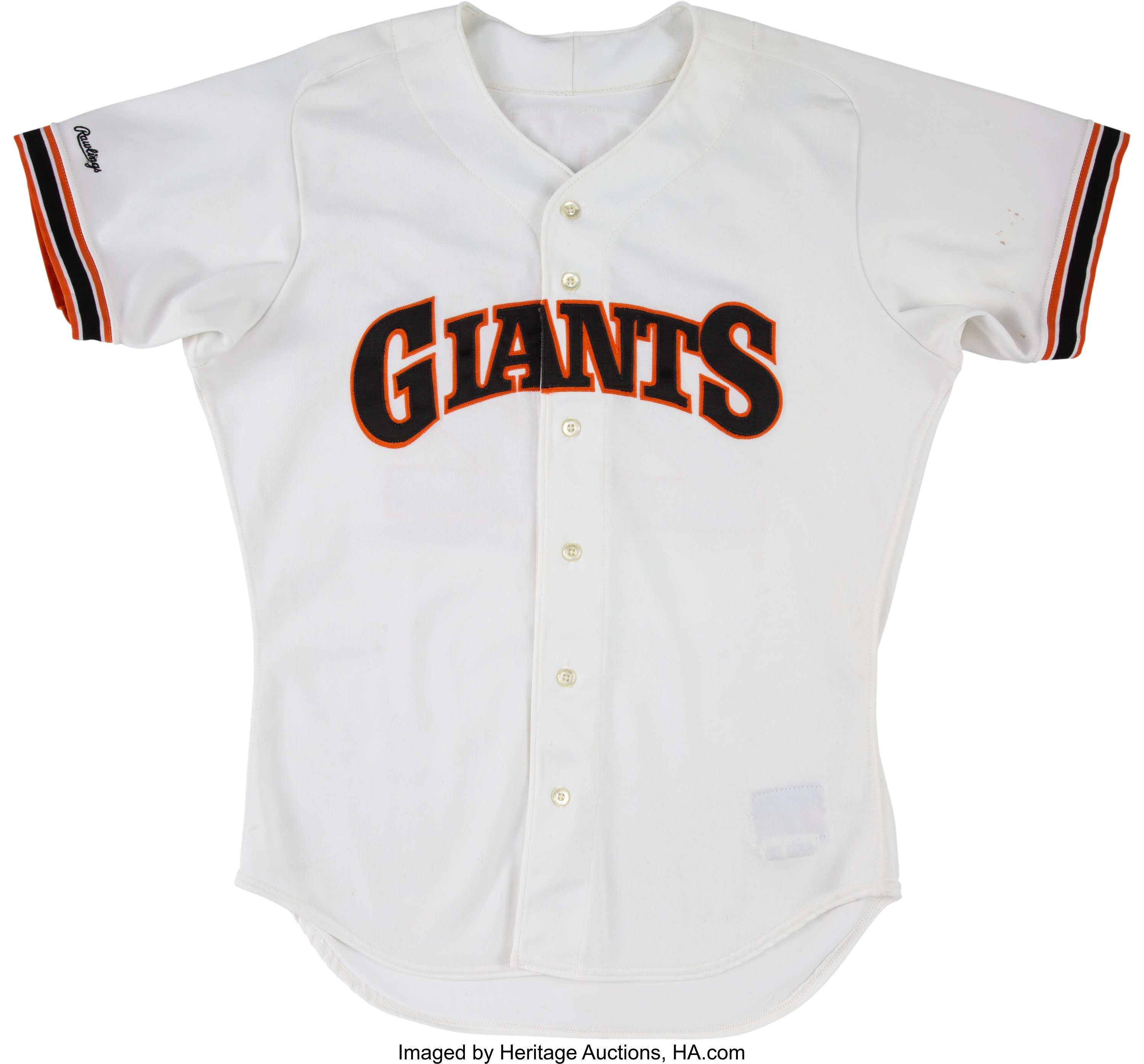 1990 Will Clark Game Worn San Francisco Giants Jersey. Baseball, Lot  #54118