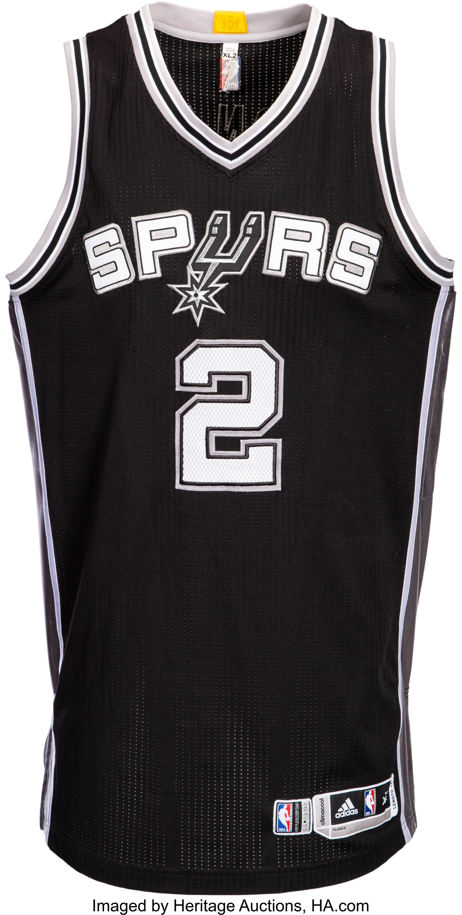 2014-15 Kawhi Leonard NBA Playoffs Game Worn San Antonio Spurs | Lot #53663 | Auctions