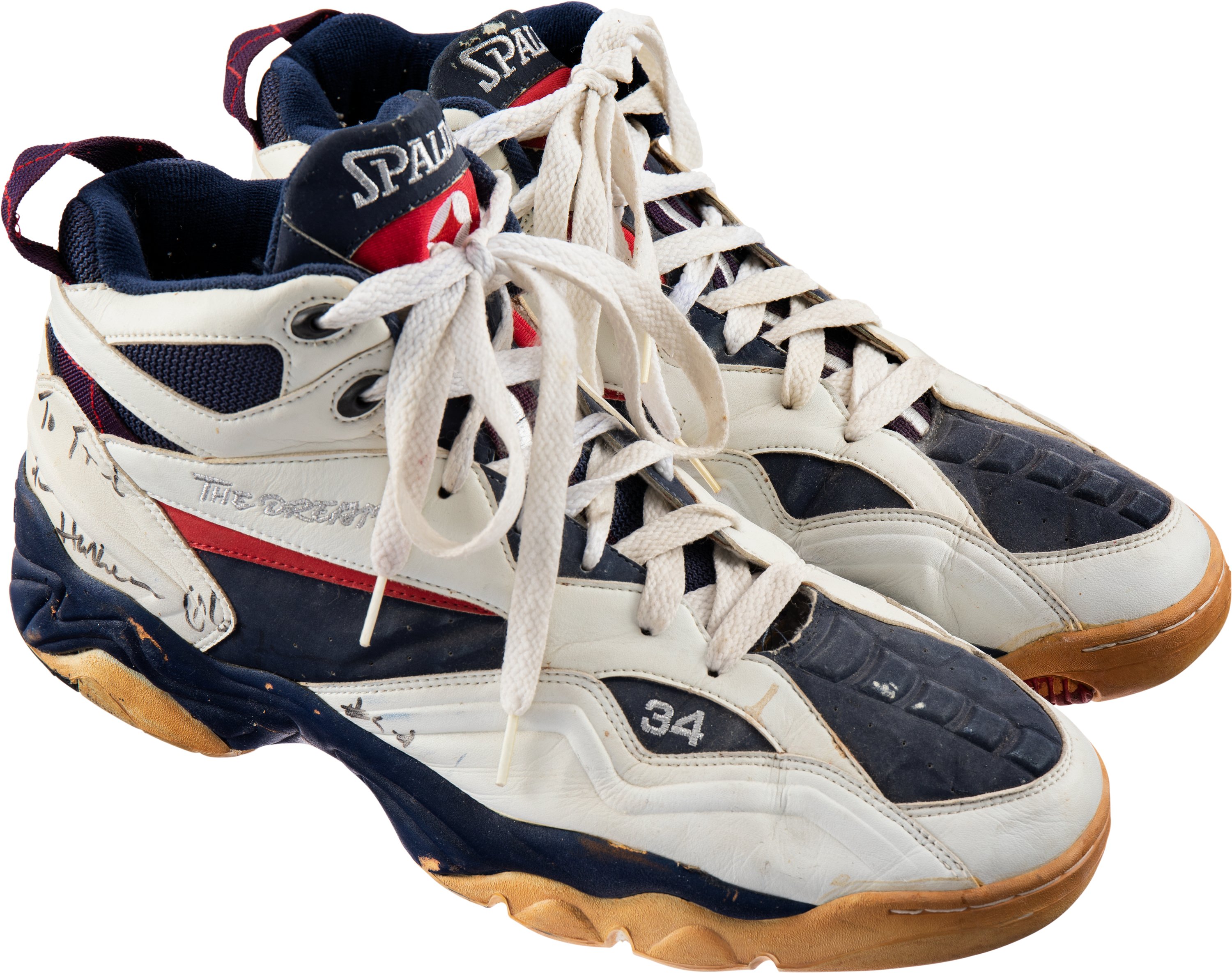 1994-95 Hakeem Olajuwon Game Worn Houston Rockets Sneakers.... | Lot #54170  | Heritage Auctions