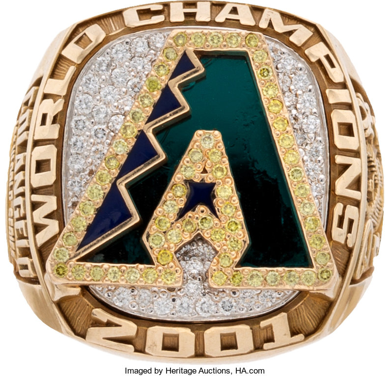 2001 Arizona Diamondbacks World Series Championship Ring., Lot #80088