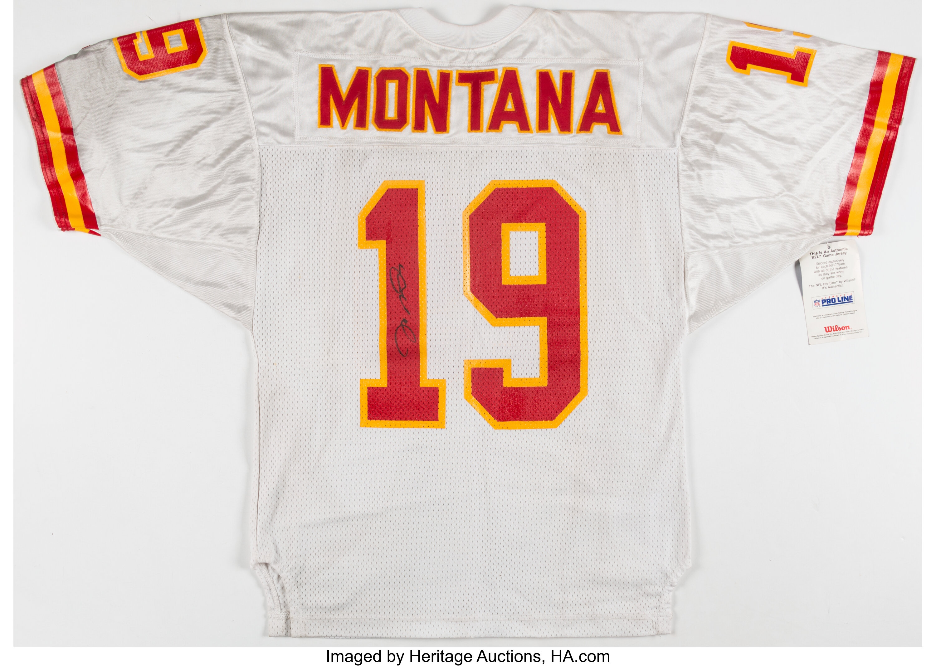 joe montana wilson jersey