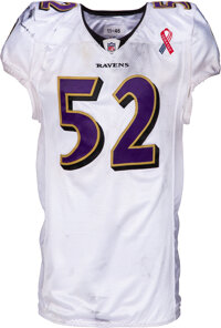 NFL Ravens Ray Lewis Women's 2011 Pro Bowl Replica Jersey 