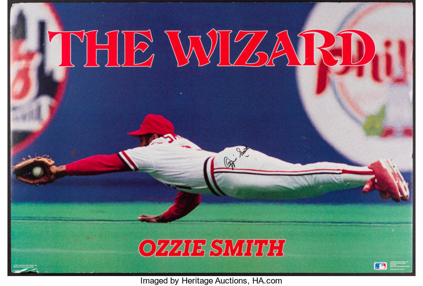 Ozzie Smith Signed Display Lot of 2. Autographs Photos