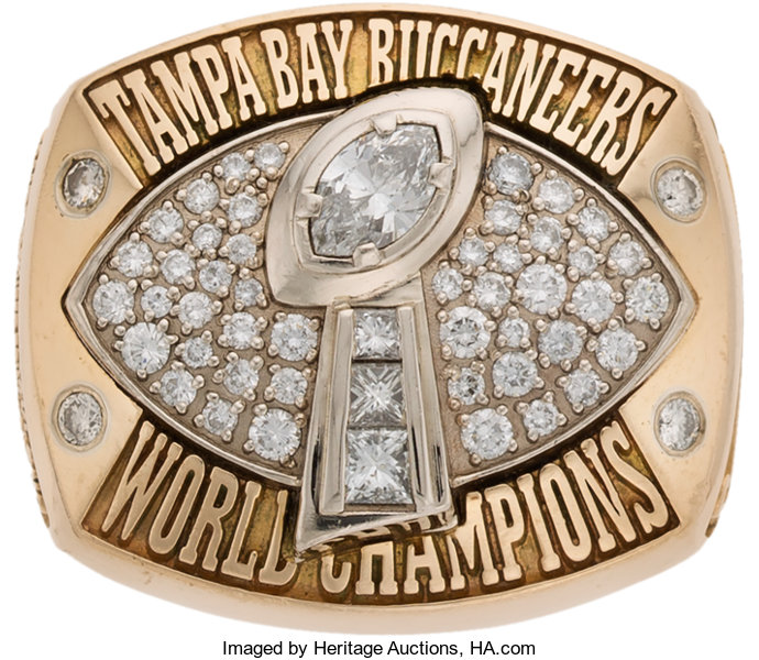 Tampa Bay Bucaneers Super Bowl Ring (2002) - Premium Series – Rings For  Champs