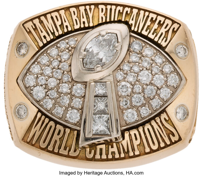 Super Bowl XXXVII 2002 Tampa Bay Buccaneers Championship Ring